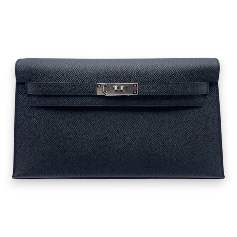 エルメス ケリーエラン 28 ノワール エプソン シルバー金具 K刻印