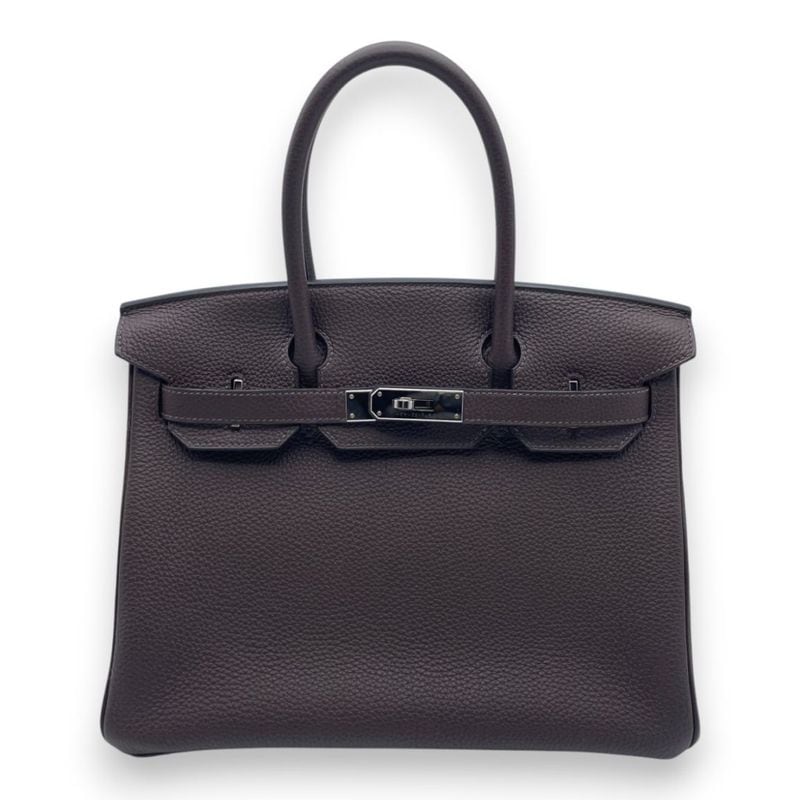 現金特価】エルメス バーキン30 ノワール トゴ シルバー金具 Z