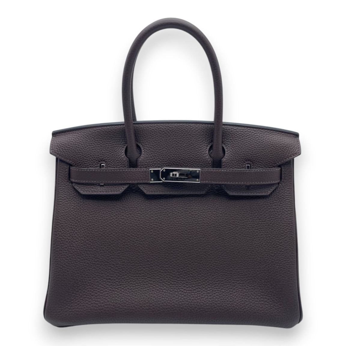 エルメス バーキン 30 ショコラ トゴ シルバー金具 D刻印 - ブランド品