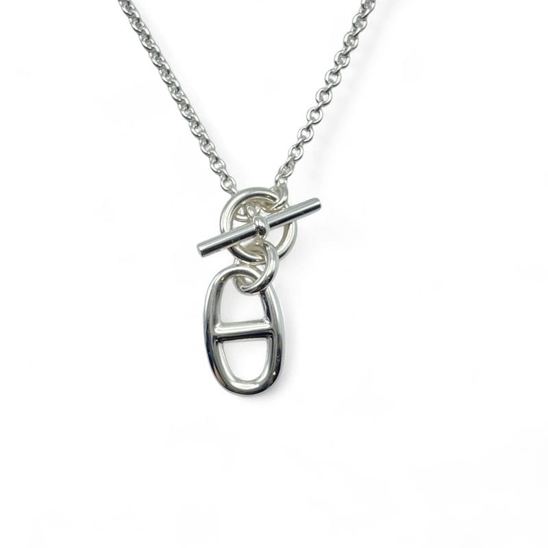 エルメス シェーヌ・ダンクル アミュレット ネックレス シルバー925