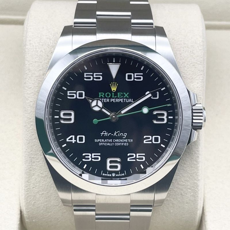 【25年10月ギャラ！】ロレックス エアキング 126900 ブラック 40mm