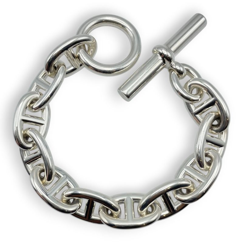 エルメス シェーヌ・ダンクル ブレスレット TGM シルバー925 11コマ