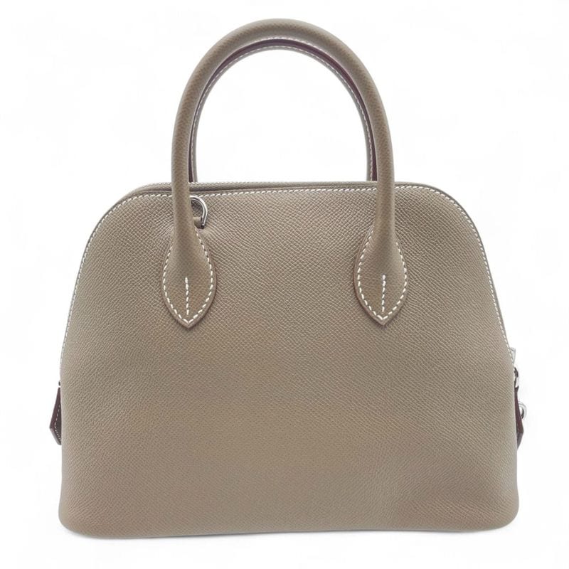 エルメス ボリード1923 25 エトゥープ エプソン シルバー金具 B刻印