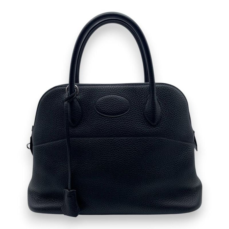 エルメス ボリード マカロン 31 ノワール トリヨンクレマンス シルバー金具 Y刻印