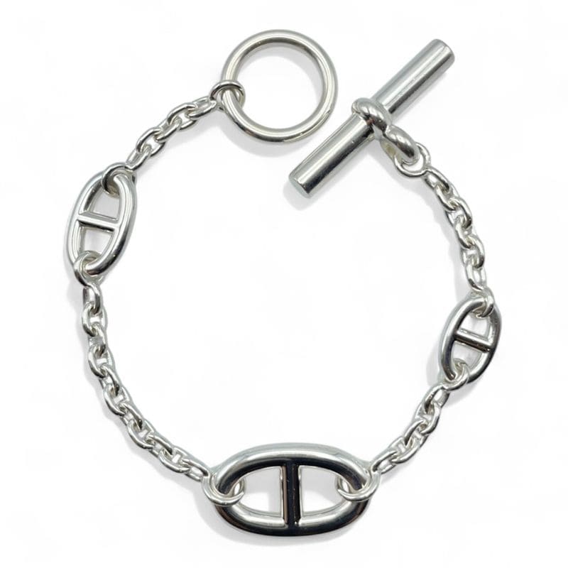 エルメス シェーヌ・ダンクル ファランドール ブレスレット LG シルバー925