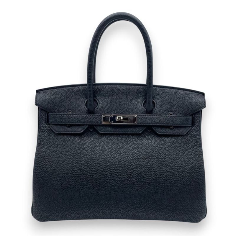 エルメス バーキン 30 ノワール トゴ シルバー金具 X刻印