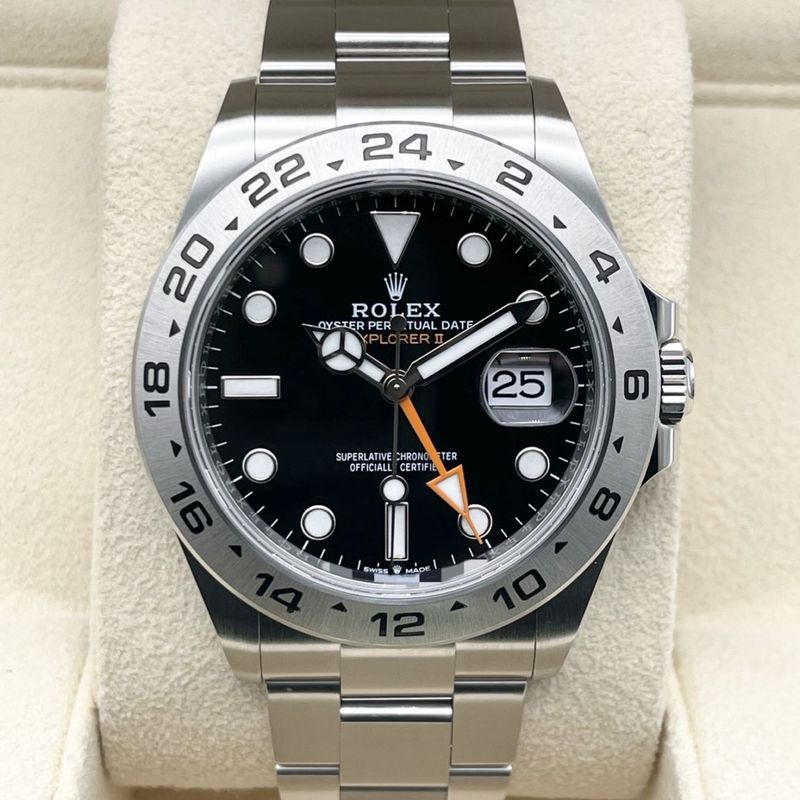 ロレックス エクスプローラーII 226570 ブラック オイスターブレスレット 42mm