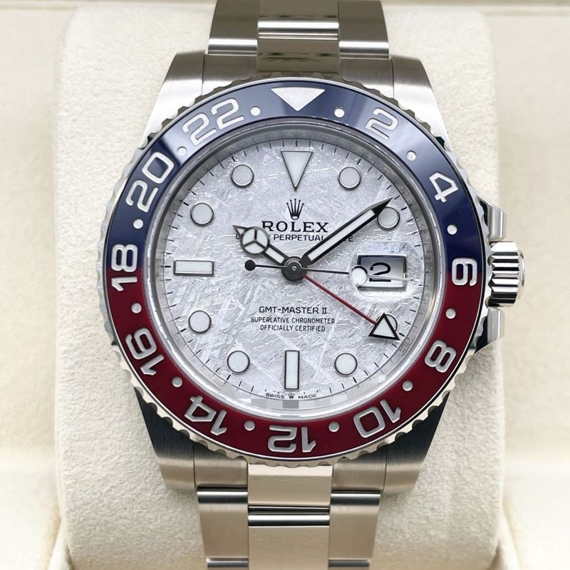 【希少！】ロレックス GMTマスターII 126719BLRO メテオライト ホワイトゴールド 40mm