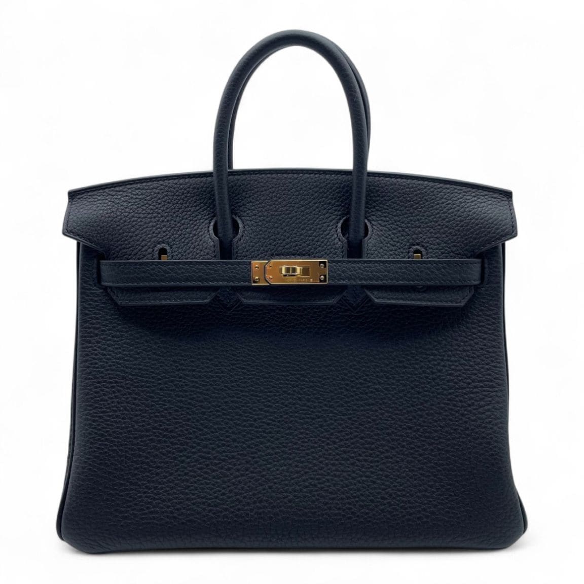 エルメス バーキン 25 ヴェルソ ノワール/ブルーサフィール トゴ