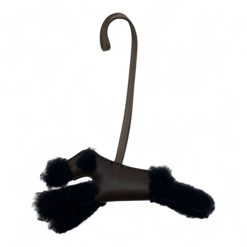 エルメス バディチャーム ノワール/クラフト アニューミロ W刻印