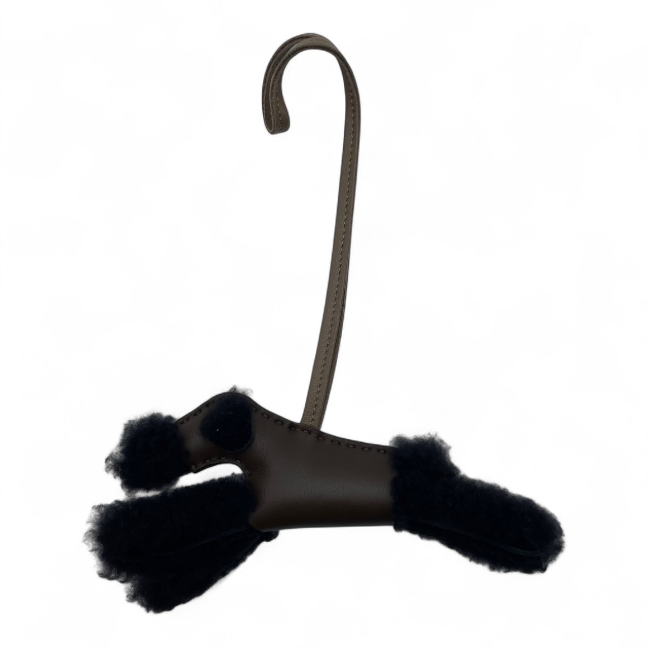 エルメス バディチャーム ノワール/クラフト アニューミロ W刻印