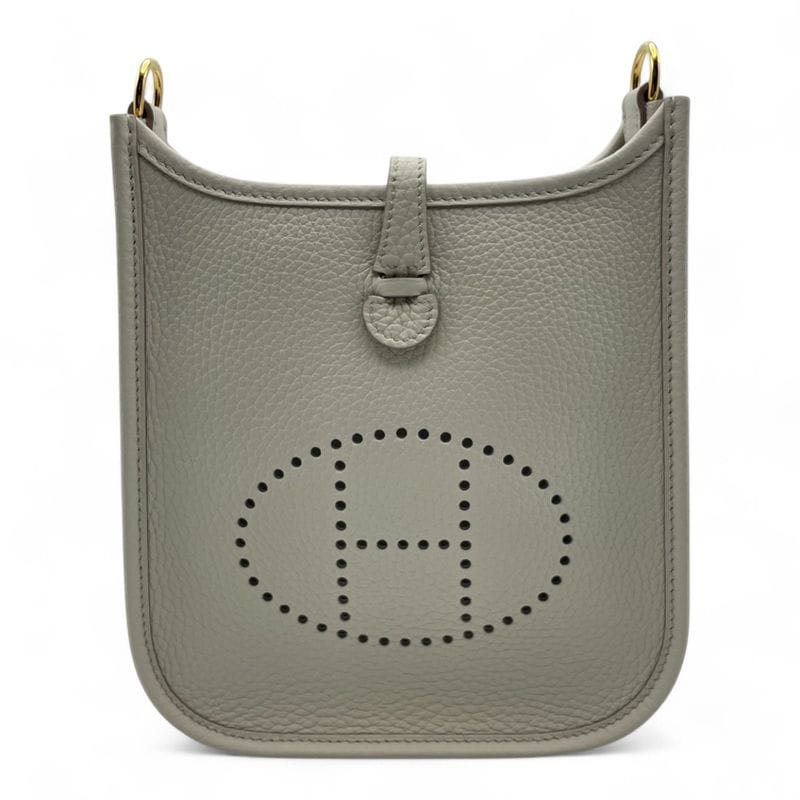 エルメス ミニエヴリン アマゾーヌ TPM べトン トリヨンクレマンス ゴールド金具 W刻印