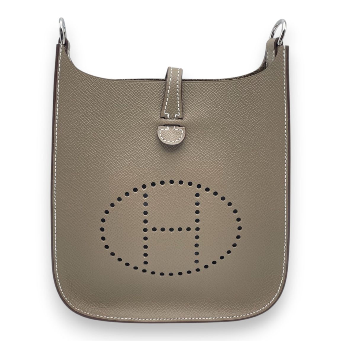 【新品未使用】【最新K刻印】HERMES ミニエヴリン アマゾーヌ TPM 16 エルメス ミニエヴリン アマゾーヌ セリエ TPM エトゥープ エプソン