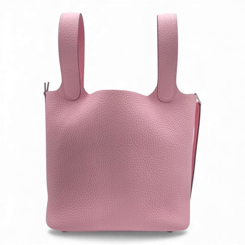 エルメス ピコタンロック PM ローズサクラ トリヨンクレマンス シルバー金具 K刻印