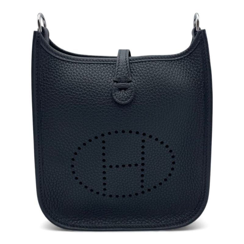 エルメス ミニエヴリン アマゾーヌ TPM ノワール トリヨンクレマンス シルバー金具 W刻印