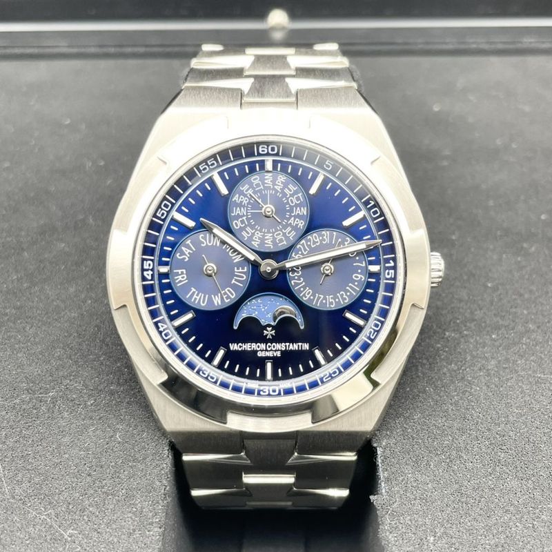 ヴァシュロンコンスタンタン オーヴァーシーズ エクストラフラット・パーペチュアルカレンダー 4300V-120G-B945 ブルー 41.5mm