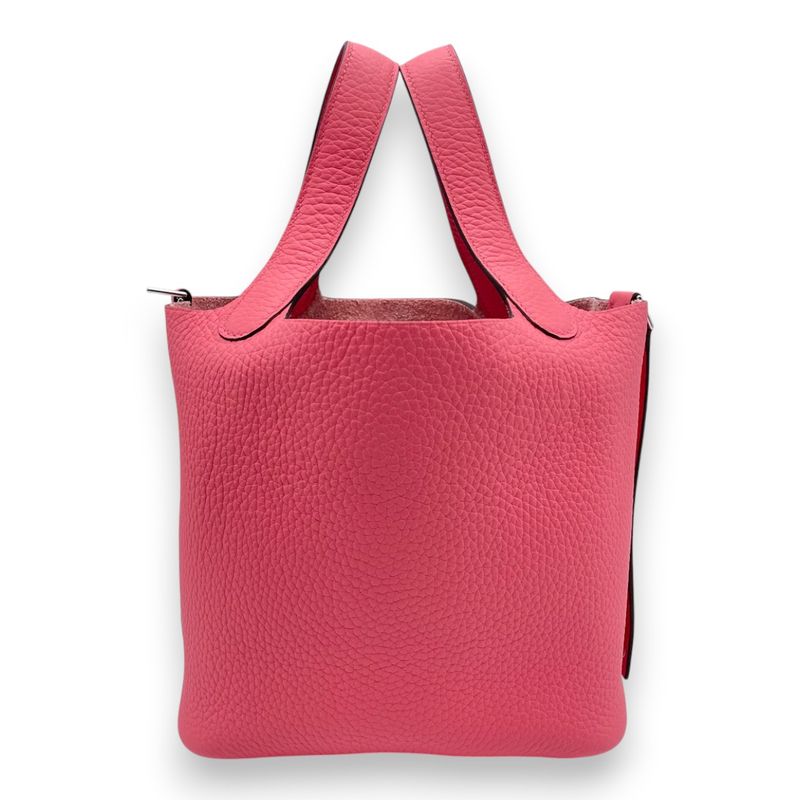 エルメス ピコタンロック PM ローズアザレ トリヨンクレマンス シルバー金具 W刻印