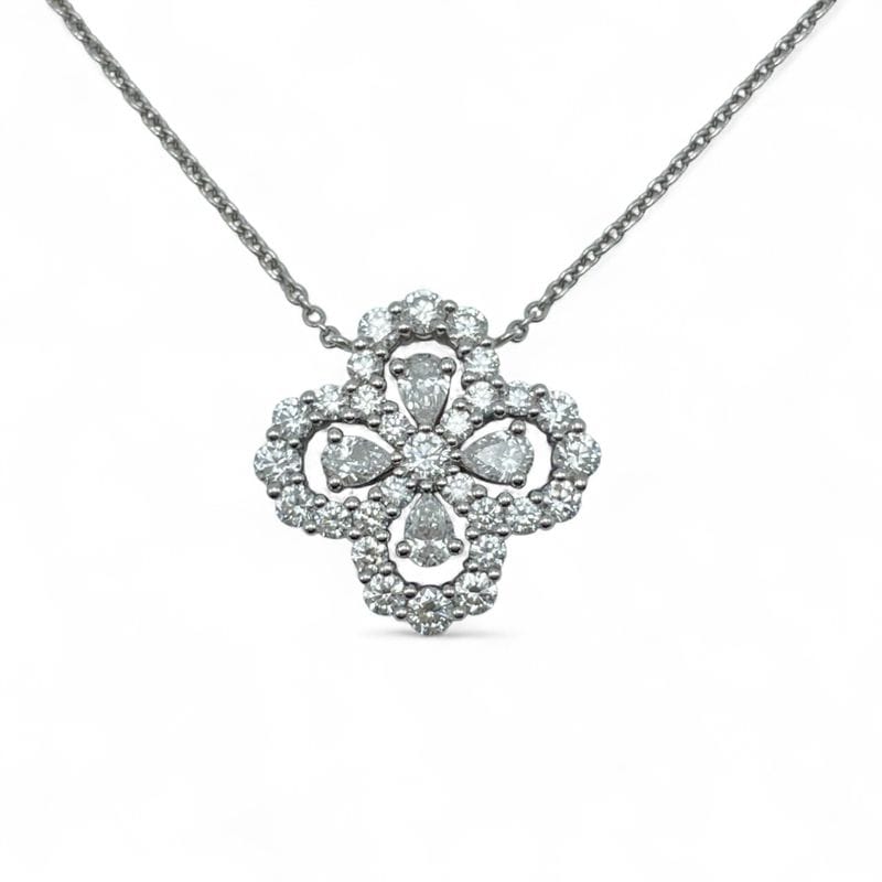 ハリーウィンストン ループ フルモチーフ ペンダント PEDPRPSML4C ダイヤモンド プラチナ