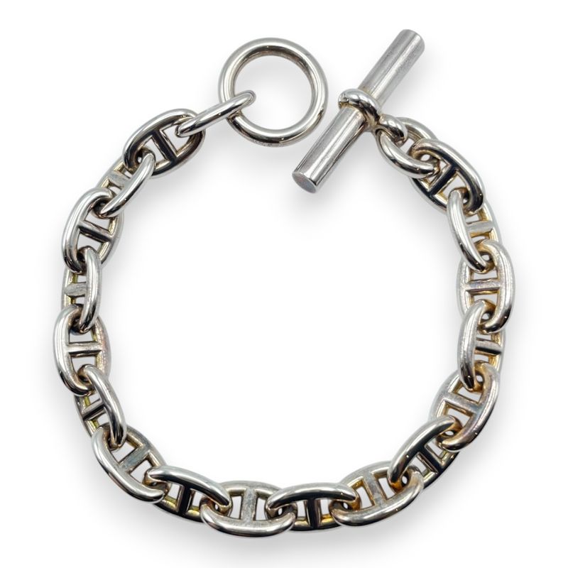 エルメス シェーヌ・ダンクル ブレスレット MM シルバー925 18コマ