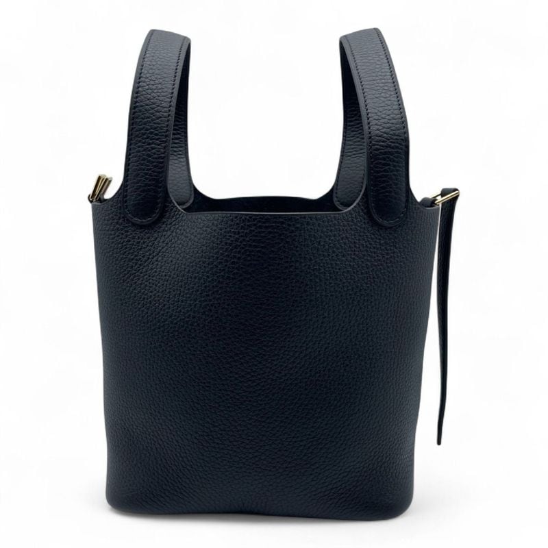 エルメス ピコタンロック PM ノワール トリヨンクレマンス ゴールド金具 K刻印