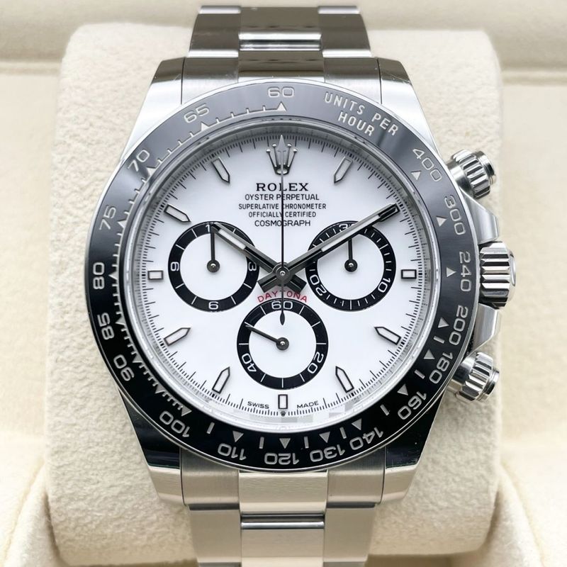 ロレックス デイトナ 126500LN ホワイト ステンレススチール オイスターブレス 40mm