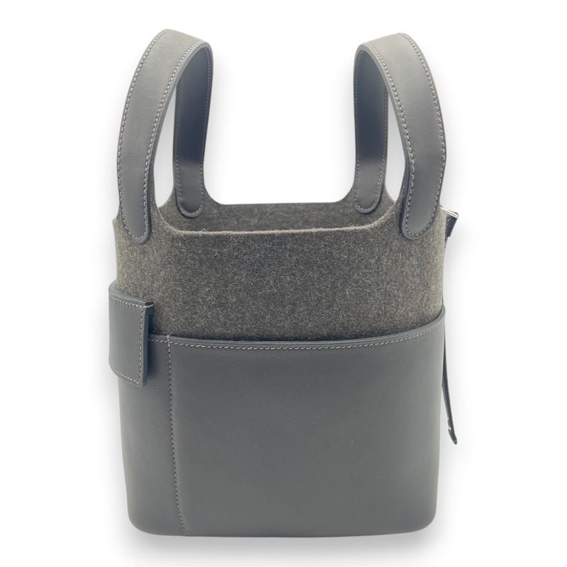 エルメス ピコタンロック ゴーチーム PM エベンヌ スイフト/フェルト シルバー金具 W刻印