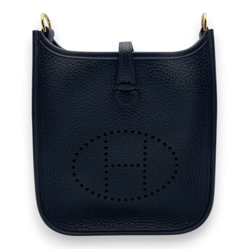 エルメス ミニエヴリン アマゾーヌ TPM ノワール トリヨンクレマンス ゴールド金具 W刻印