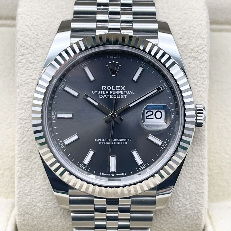 ロレックス デイトジャスト 126334 スレート ジュビリーブレス 41mm