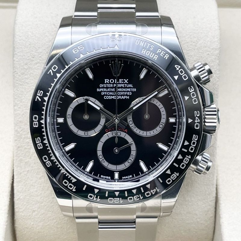 ロレックス デイトナ 126500LN ブラック ステンレススチール オイスターブレス 40mm