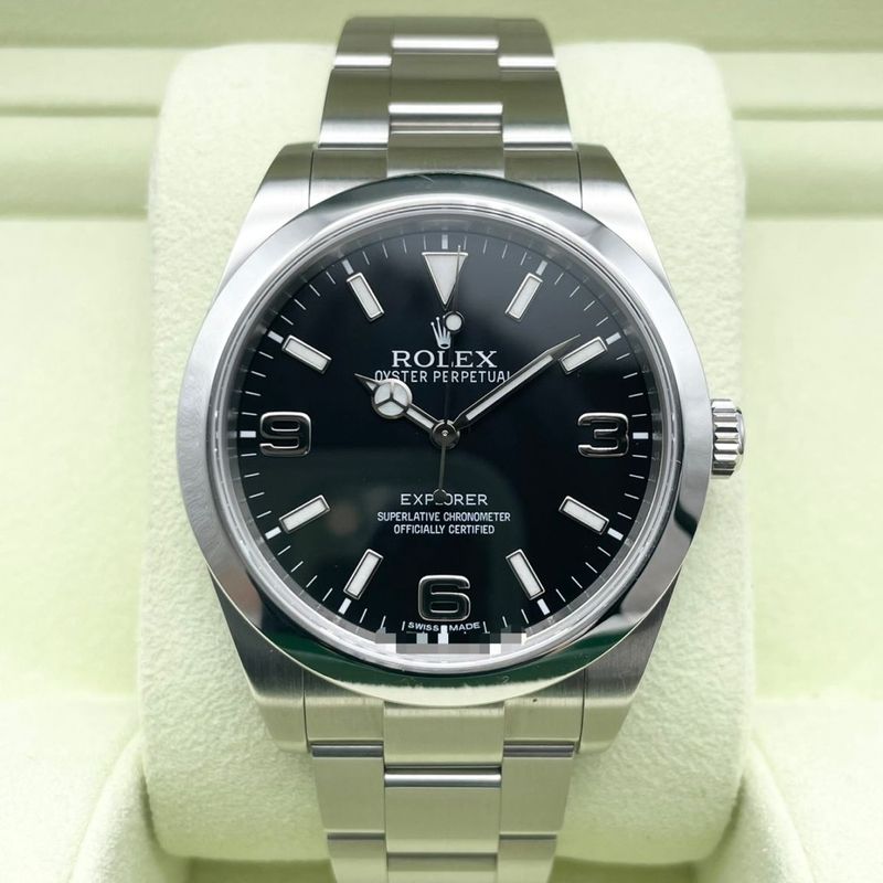 ロレックス エクスプローラー 214270 ブラック ステンレススチール 39mm