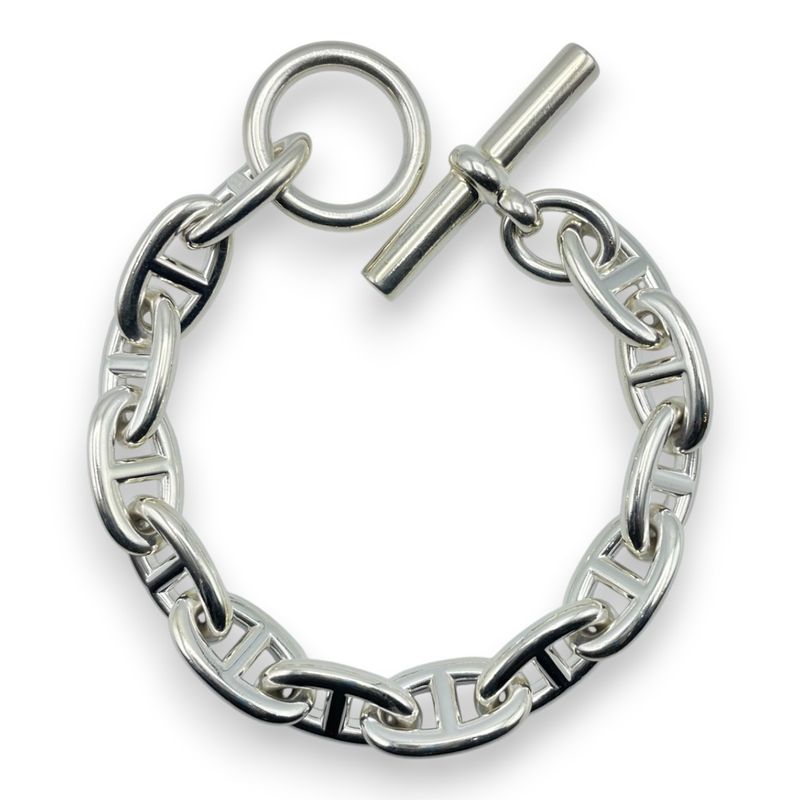 エルメス シェーヌ・ダンクル ブレスレット GM シルバー925 13コマ