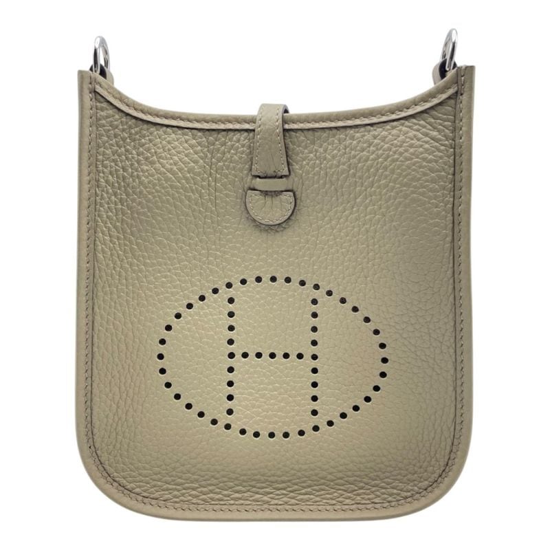 【新品未使用】【最新K刻印】HERMES ミニエヴリン アマゾーヌ TPM 16 エルメス ミニエヴリン アマゾーヌ セリエ TPM エトゥープ エプソン