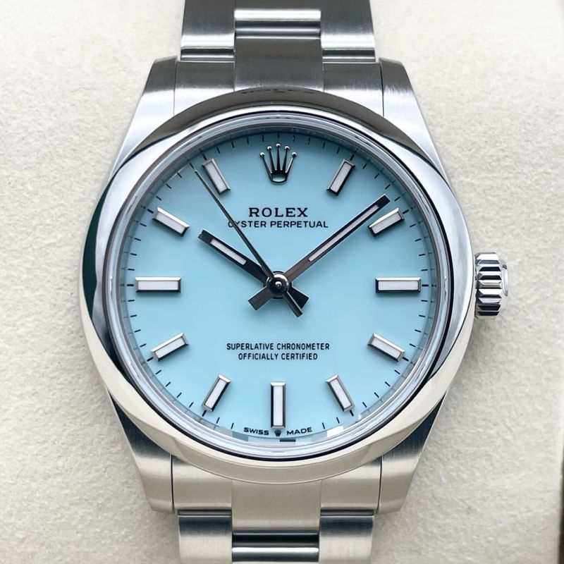 【保証書日付2025年11月】ロレックス オイスターパーペチュアル 277200 ターコイズブルー ステンレスチール 31mm