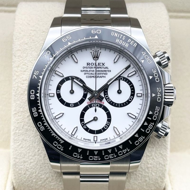 ロレックス デイトナ 126500LN ホワイト ステンレススチール オイスターブレス 40mm