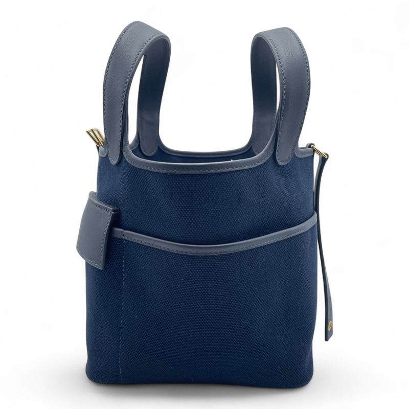 エルメス ピコタンロック MM ノワール トリヨンクレマンス シルバー