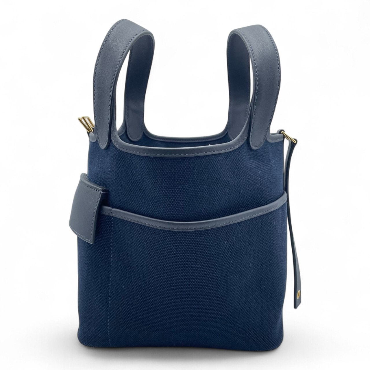 HERMES ピコタン PM カーゴ ブルーマリン シルバー金具 Z刻 HERMES ピコタン PM カーゴ ブルーマリン シルバー金具 Z刻 - メルカリ