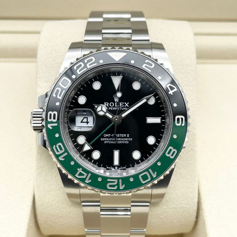 ロレックス GMTマスターII 126710GRNR ブラック オイスターブレス 40mm