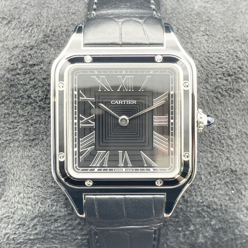 【定価約130万円！】カルティエ サントスデュモン WSSA0046 ブラック 43.5mm×31.4mm