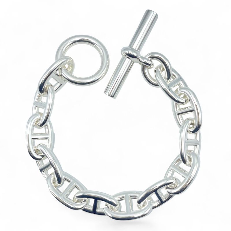 エルメス シェーヌ・ダンクル ブレスレット TGM シルバー925 12コマ