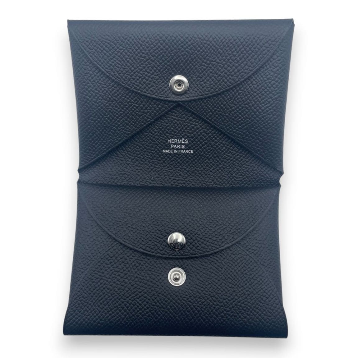 新品未使用国内ブティック購入エルメスHERMESカルヴィデュオノワール エルメス カルヴィ デュオ ノワール エプソン シルバー金具 W刻印