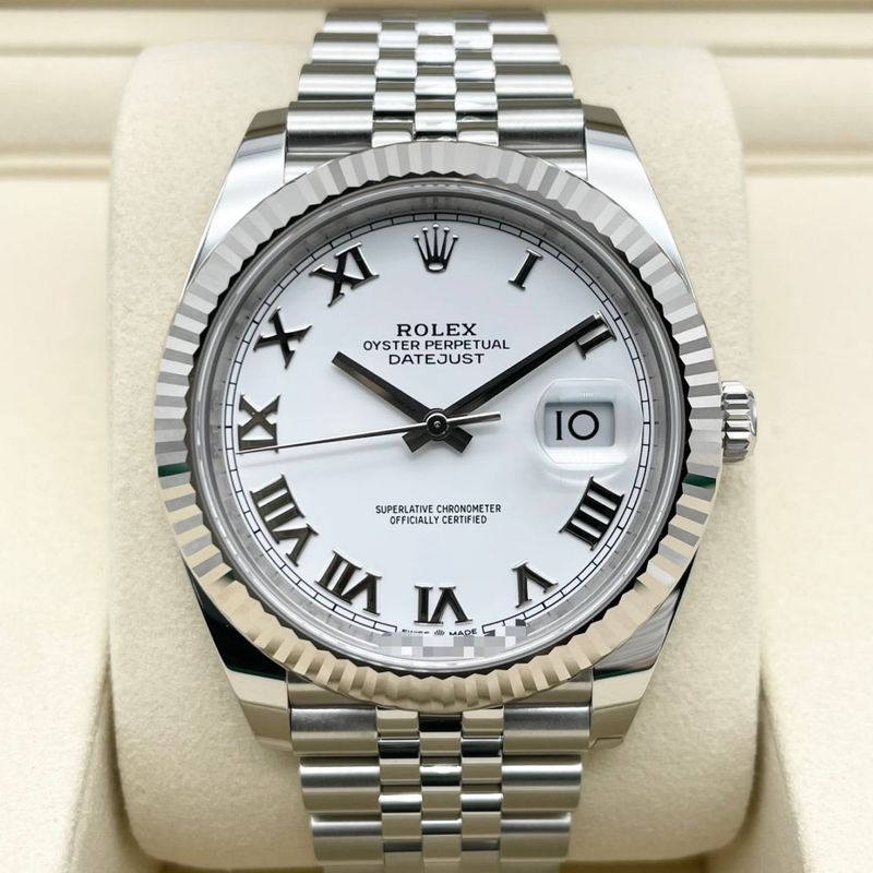 ロレックス デイトジャスト 126334  ホワイトローマ ジュビリーブレス 41mm