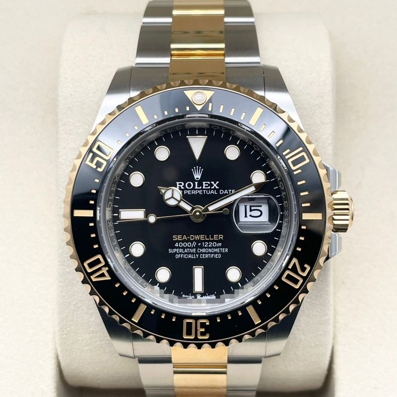 ロレックス シードゥエラー 126603 ブラック ステンレススチール イエローゴールド 43mm