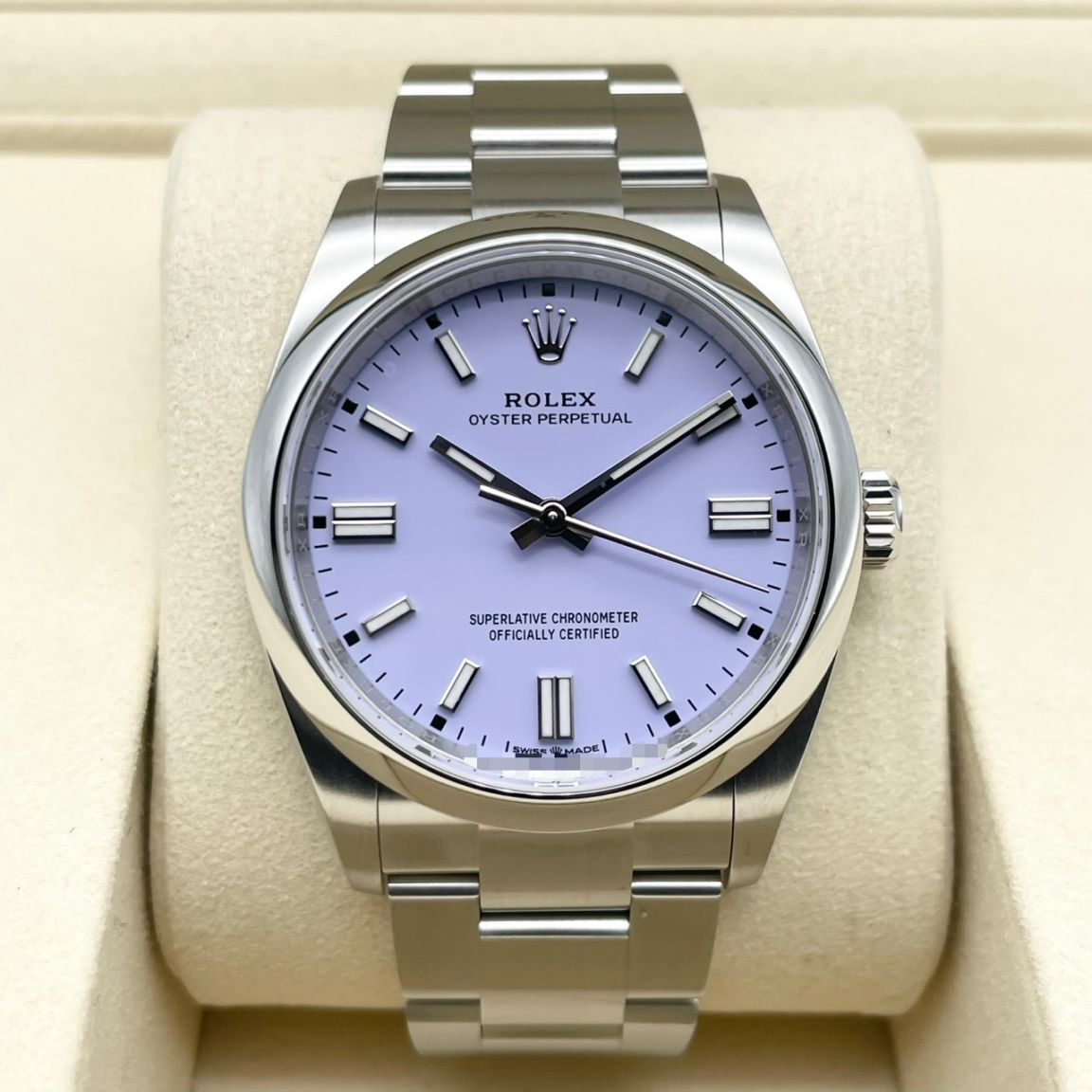 ロレックス オイスターパーペチュアル 126000 ラベンダー 36mm