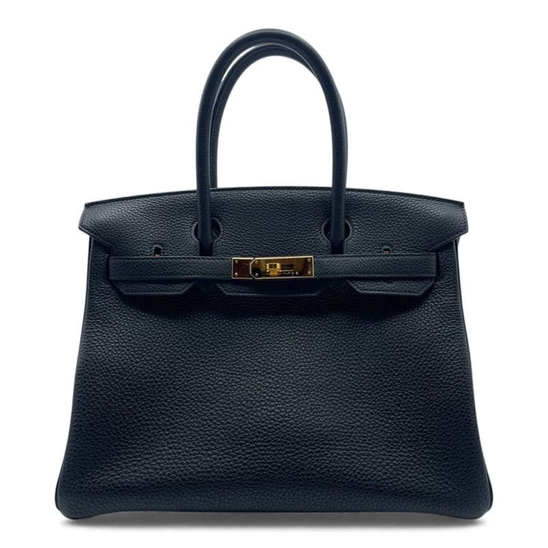 エルメス バーキン 30 ノワール トゴ ゴールド金具 D刻印