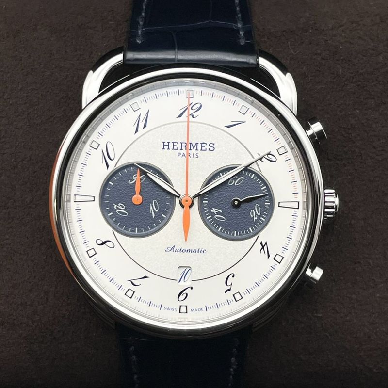 エルメス　アルソー クロノグラフ AR15.910.220 ステンレススチール 42mm