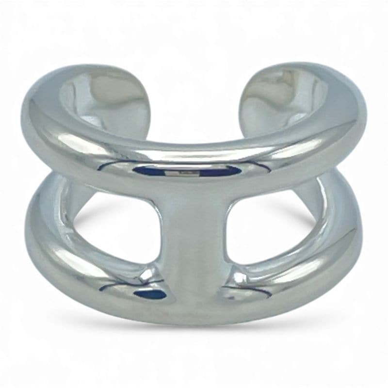 エルメス オスモズ リング GM 55 シルバー925 15号