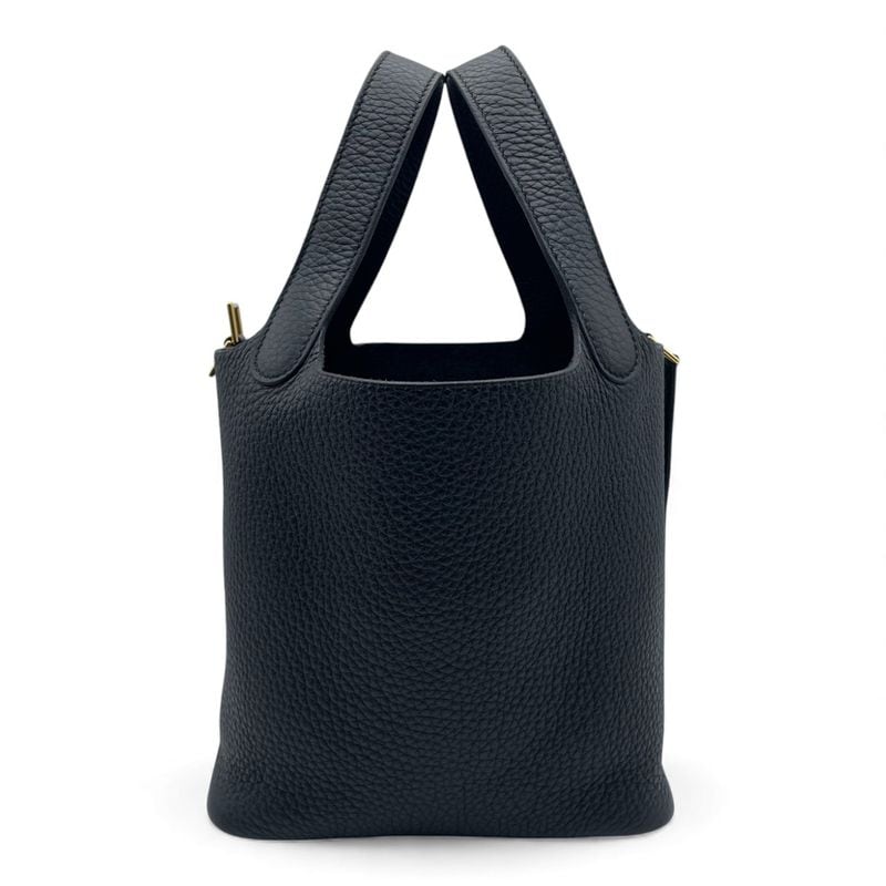 美品★エルメス ピコタンロックPM トリヨンクレマンス　ノワール・金具シルバー エルメス ピコタンロック MM ノワール トリヨンクレマンス シルバー