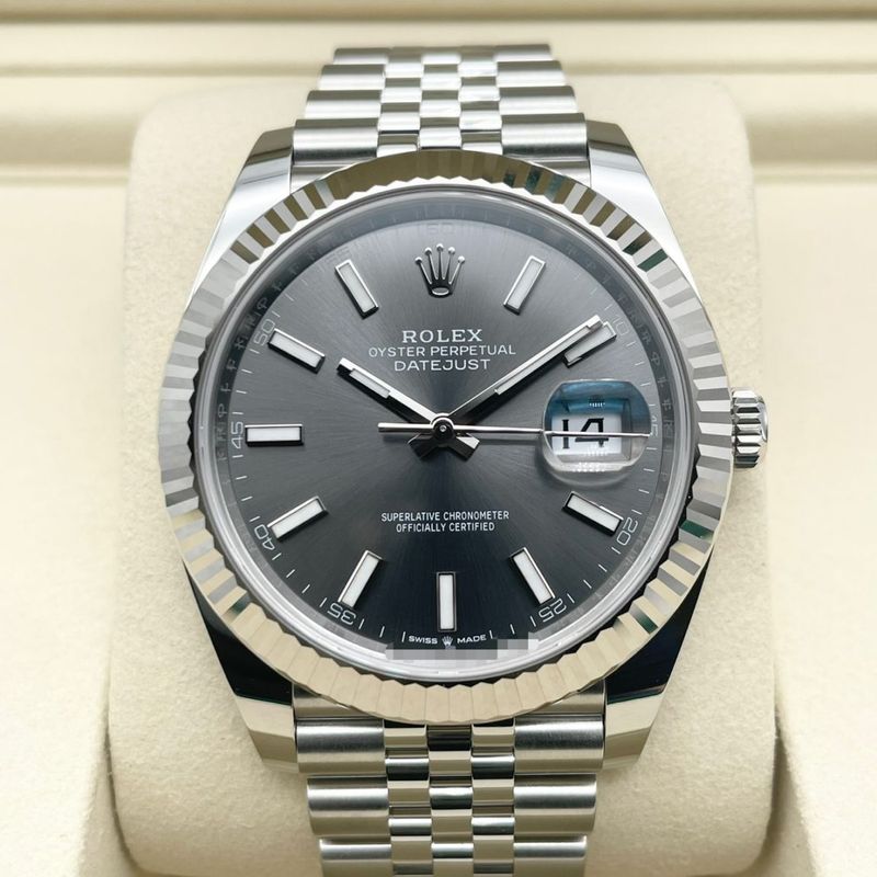 ロレックス デイトジャスト 126334 スレート ジュビリーブレス 41mm