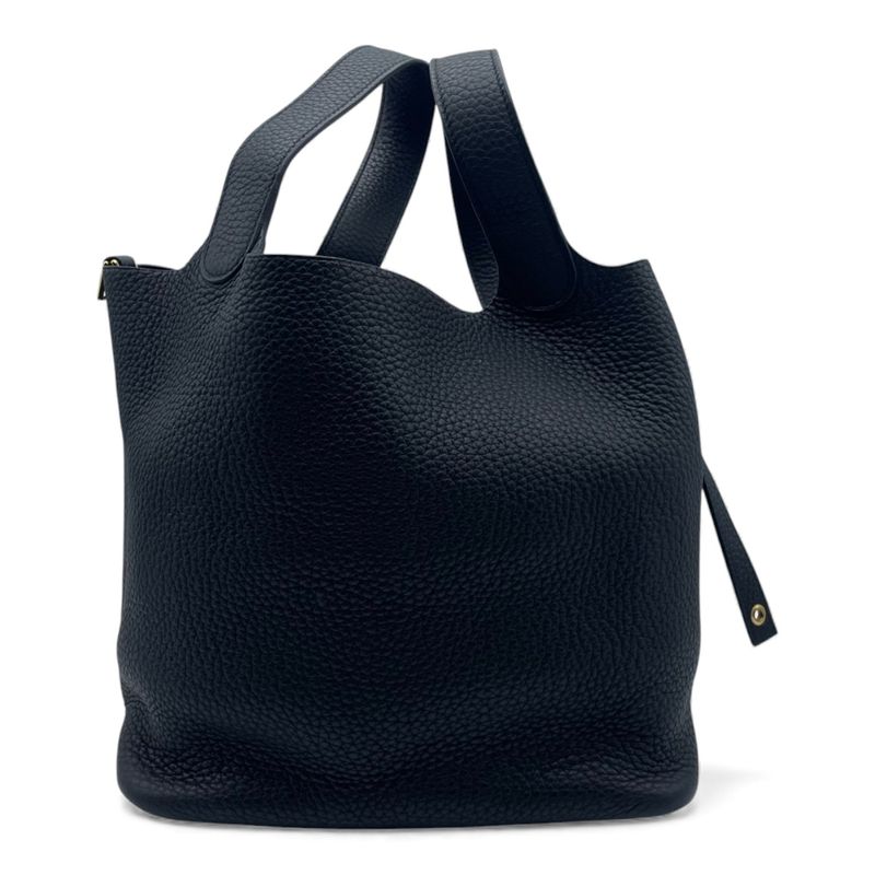 エルメス ピコタンロック MM ノワール トリヨンクレマンス ゴールド金具 C刻印