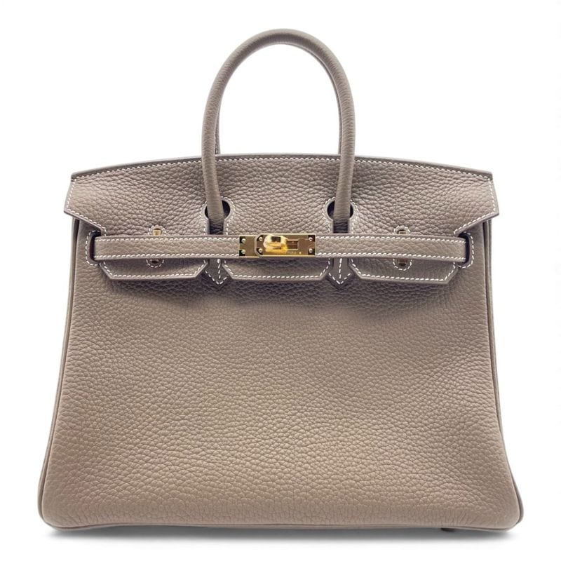 エルメス バーキン25 ブラックヴォーエプソン シルバー金具 - ブランド